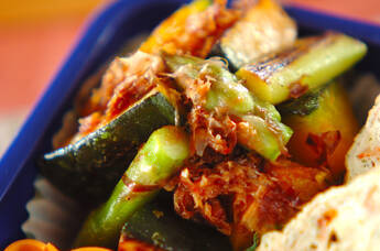 ポンかつおの和えもの