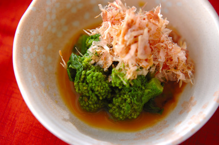 菜の花のカラシじょうゆ