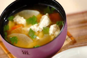 くずし豆腐のさっぱり汁