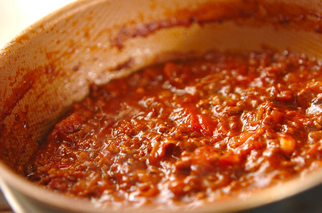 カボチャのミートグラタンの作り方の手順4