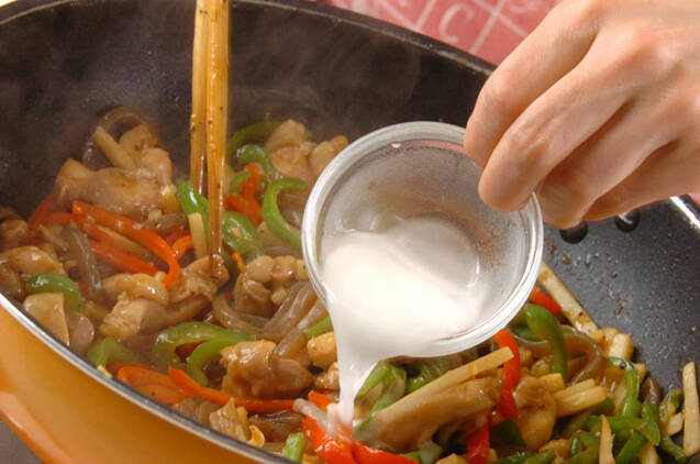 鶏肉で簡単！チンジャオロース 絶品やみつきレシピの作り方の手順9