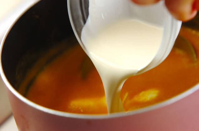 パンプキンスープの作り方の手順4