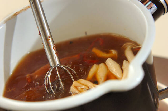 ドライトマトの赤だしの作り方の手順4