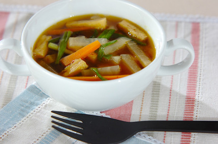 具だくさんカレースープ