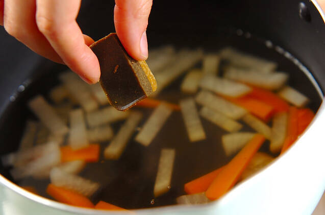 具だくさんカレースープの作り方の手順4