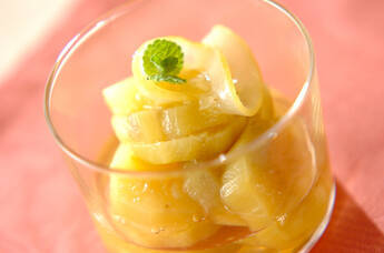 ナスのレモンコンポート