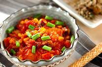 揚げ餅のトマト煮