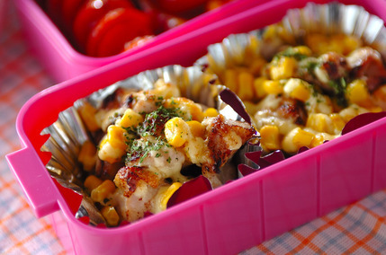 鶏肉のコーンマヨ焼き