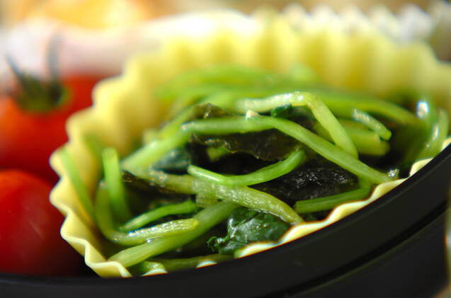 ミツバのポン酢のり和え