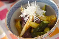 ナスのピリ辛和え