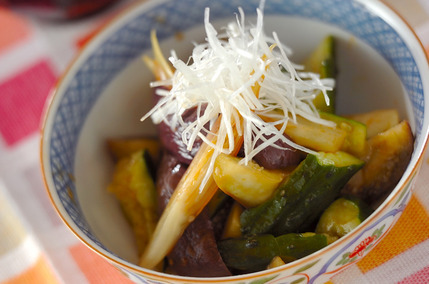 ナスのピリ辛和え