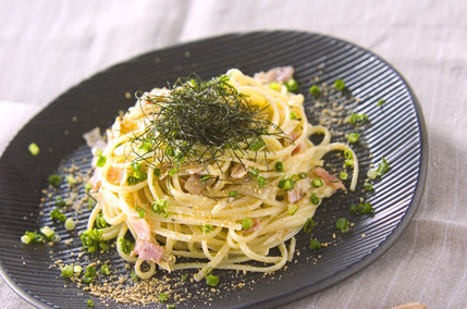 ゴボウのクリームパスタ