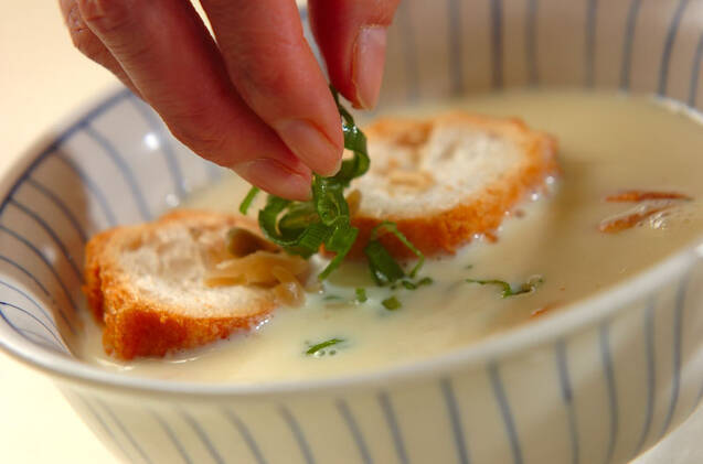 5分で完成！台湾の朝ごはん鹹豆漿(シェントウジャン)の作り方の手順4