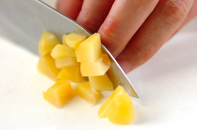 栗小豆絞りの作り方の手順1