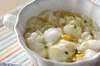 ふんわり卵のスープの作り方の手順