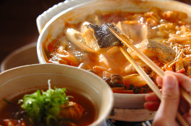 魚のみそキムチ鍋の作り方の手順9