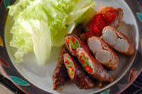 甘辛牛肉のコンニャク巻き