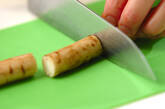 ゴボウの甘辛スティックの作り方1