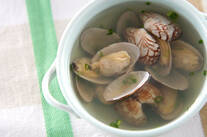 アサリのスープ