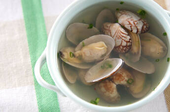 アサリのスープ
