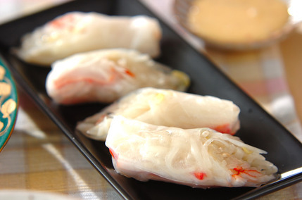 モヤシの生春巻き