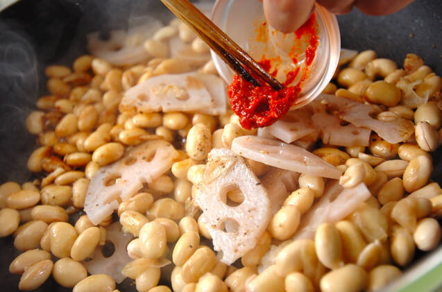 大豆のスパイシー炒めの作り方の手順3