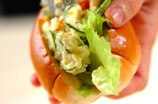 ポテサラロールの作り方の手順2