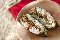 梅ご飯でサッパリ！焼肉のおにぎらず