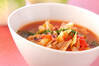 タコのトマトスープの作り方の手順
