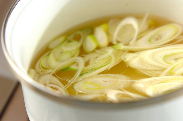 クレソンのみそ汁の作り方の手順3