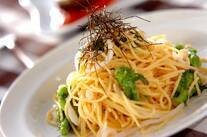 イカの明太春パスタ