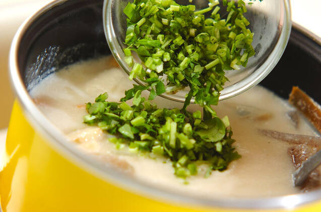 具だくさんのカキ入り粕汁の作り方の手順8