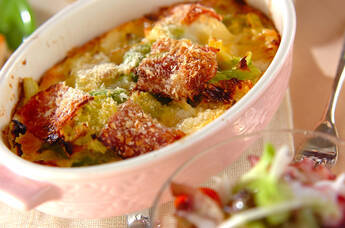 春キャベツのクリーム焼き