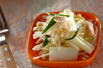 ウドと鶏ささみのサラダ