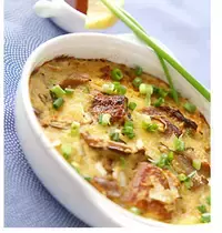 干しシイタケのグラタン