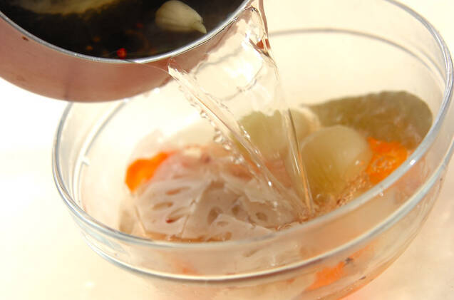 レンコンのピクルスの作り方の手順7