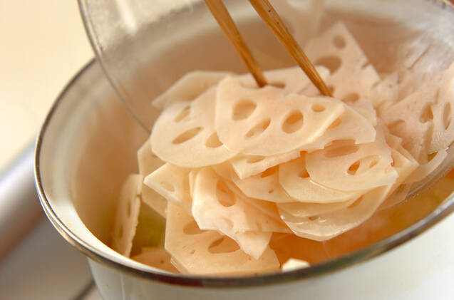 レンコンのピクルスの作り方の手順6