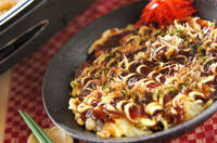 小麦粉で簡単！ふわふわお好み焼き 明太チーズ by杉本 亜希子さん