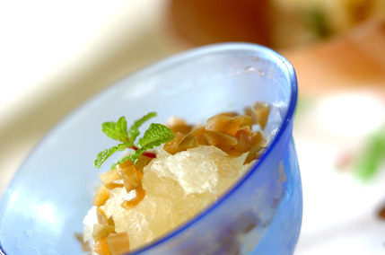 シャリシャリ梅酒シャーベット