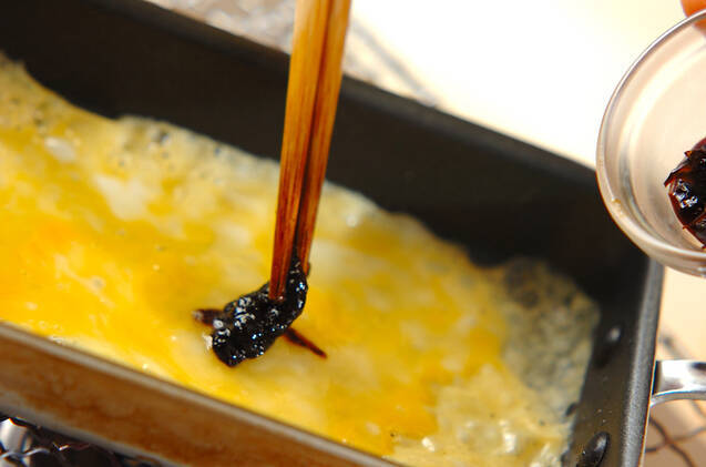 のりのだし巻き卵の作り方の手順2