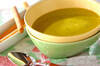 カボチャとニンジンの豆乳スープの作り方の手順