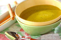 カボチャとニンジンの豆乳スープ