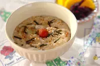 お茶漬けオートミール粥