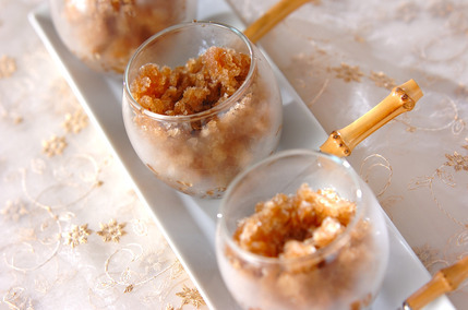 黒糖のグラニテ