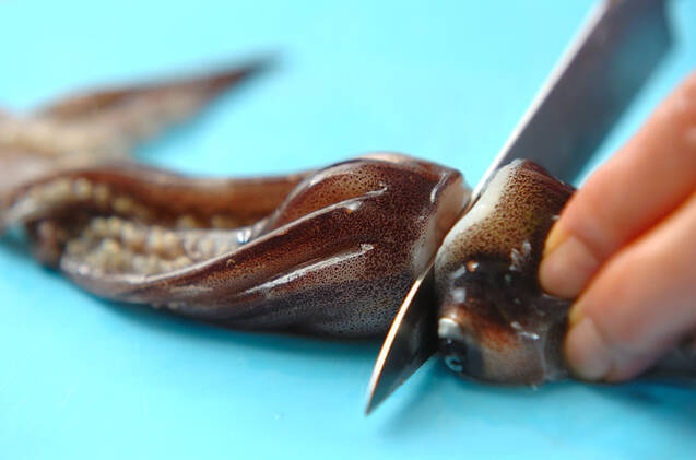 具だくさんイカ飯の作り方の手順1