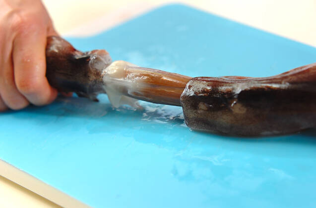 具だくさんイカ飯の作り方の手順1