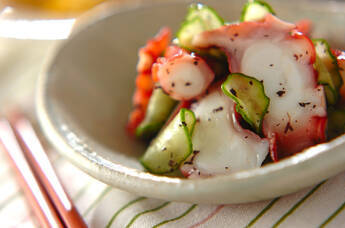 タコのユカリ和え