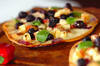 トルティーヤのフルーツピザ風