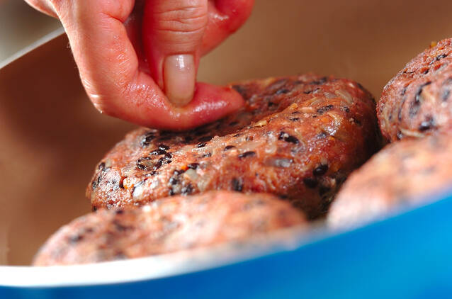 黒米ハンバーグの作り方の手順8