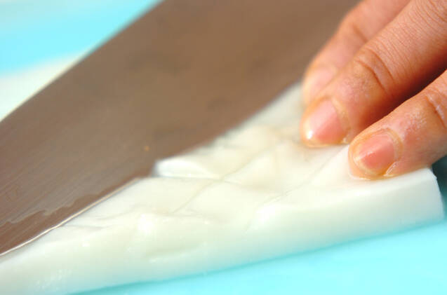 イカの梅あんかけの作り方の手順1